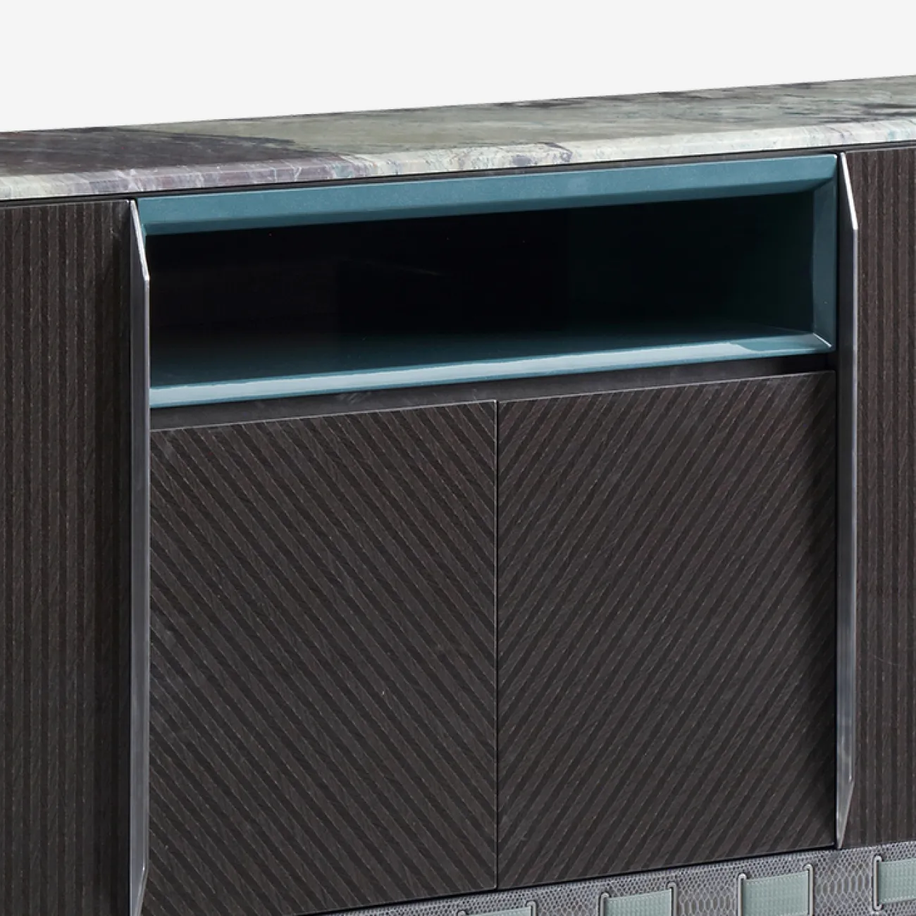 Красивый буфет MIVICA из дерева и мрамора BF38773-32