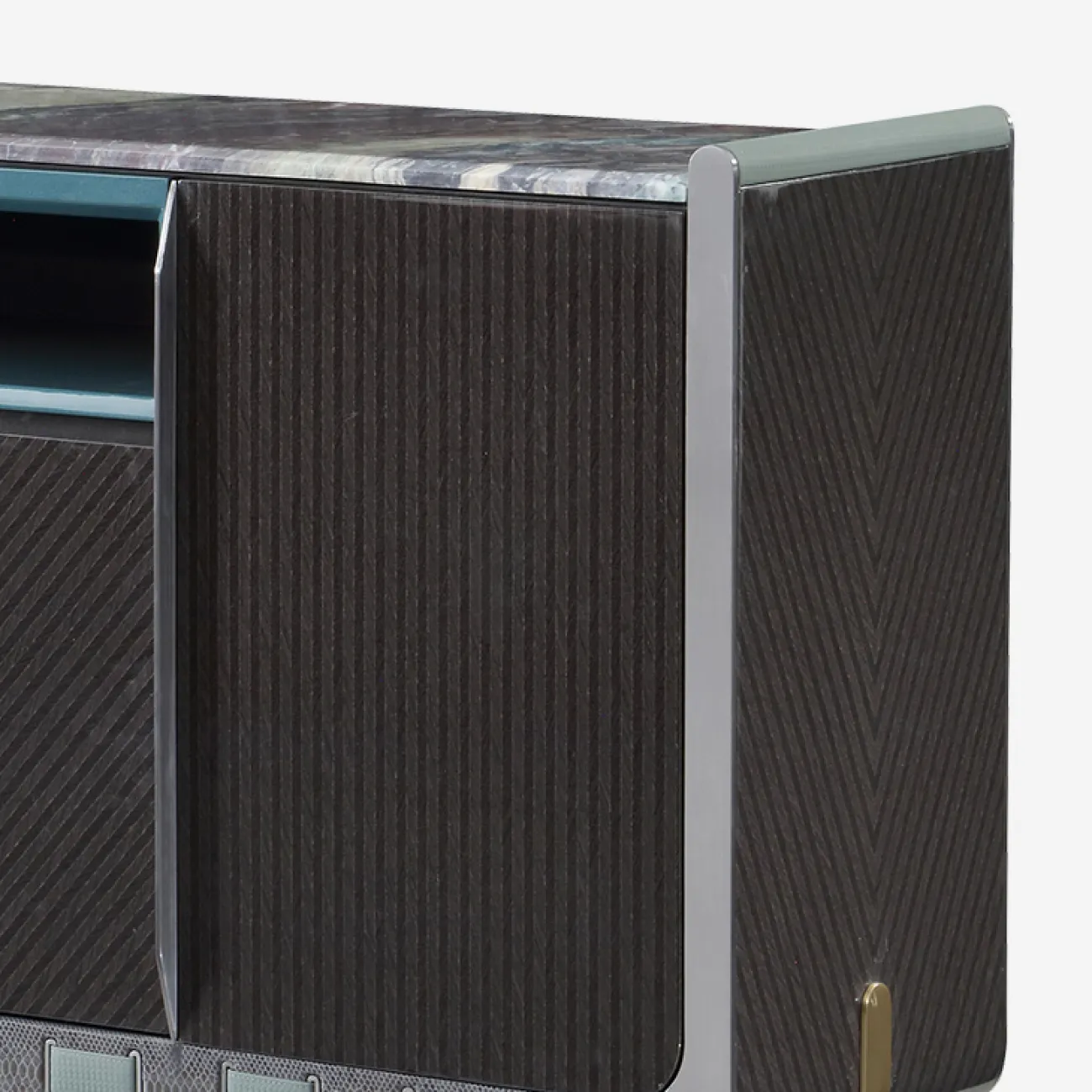 Красивый буфет MIVICA из дерева и мрамора BF38773-32