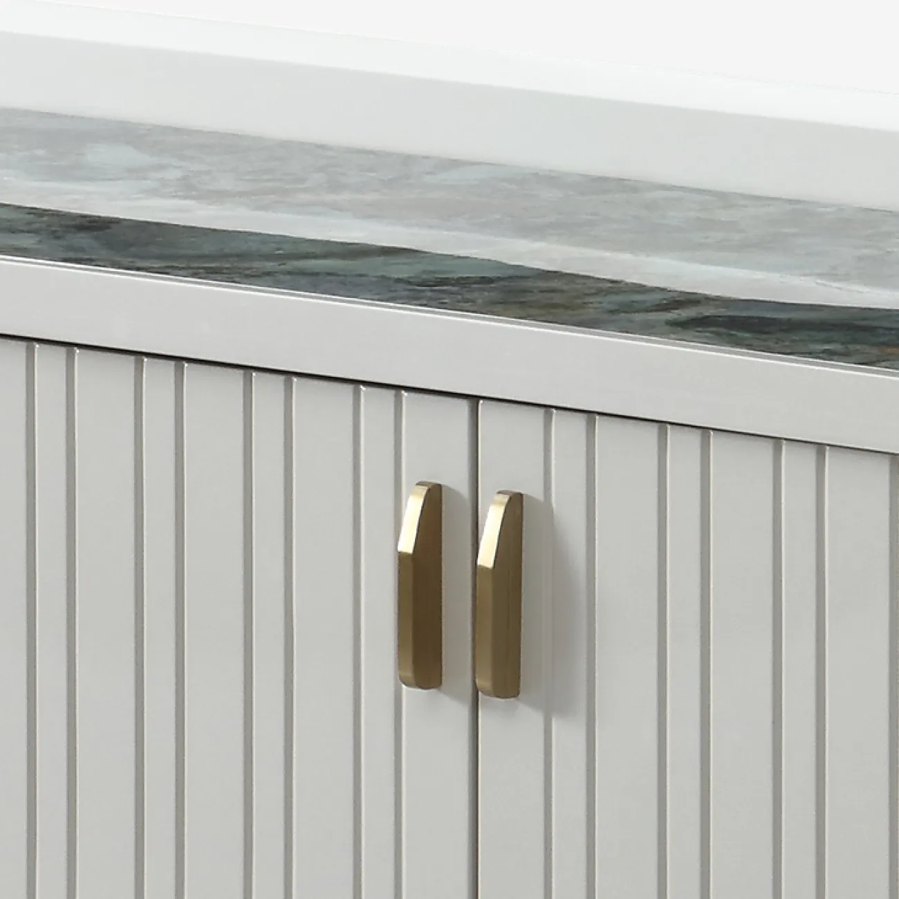 Роскошная тумба под телевизор MIVICA со столешницей из мрамора TB38774-32