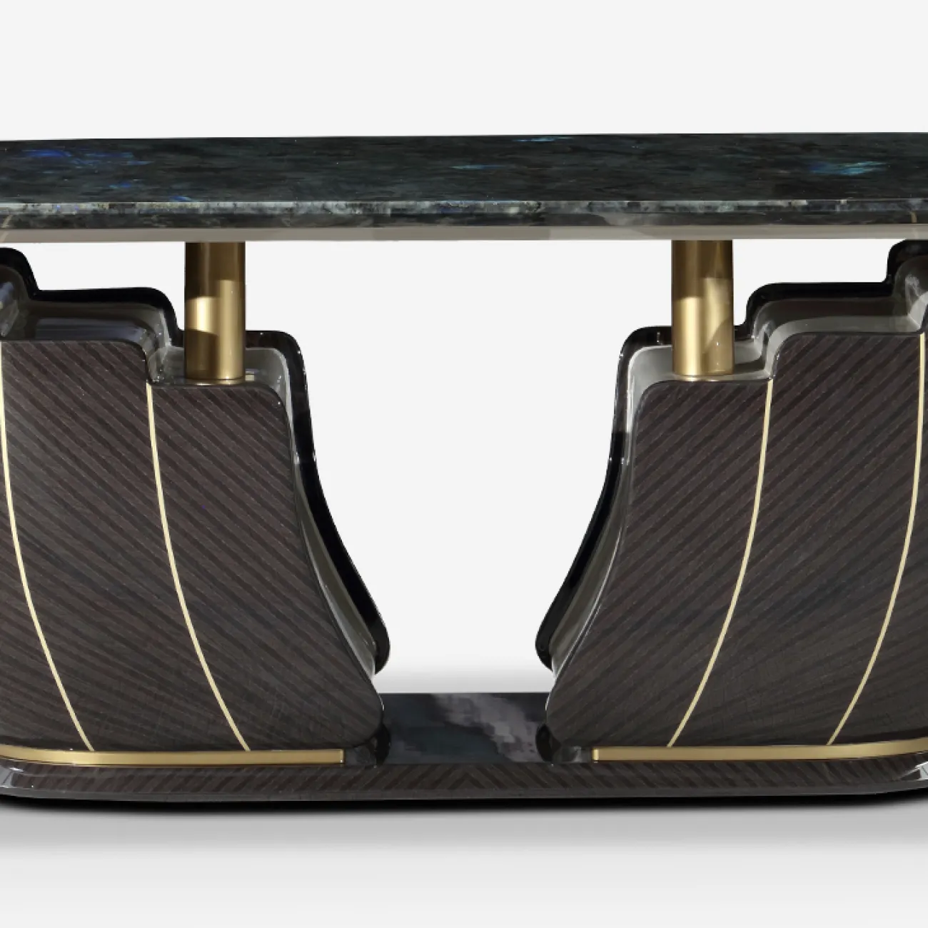 Роскошный обеденный стол MIVICA с мраморной столешницей OS38777-32