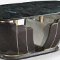 Роскошный обеденный стол MIVICA с мраморной столешницей OS38777-32
