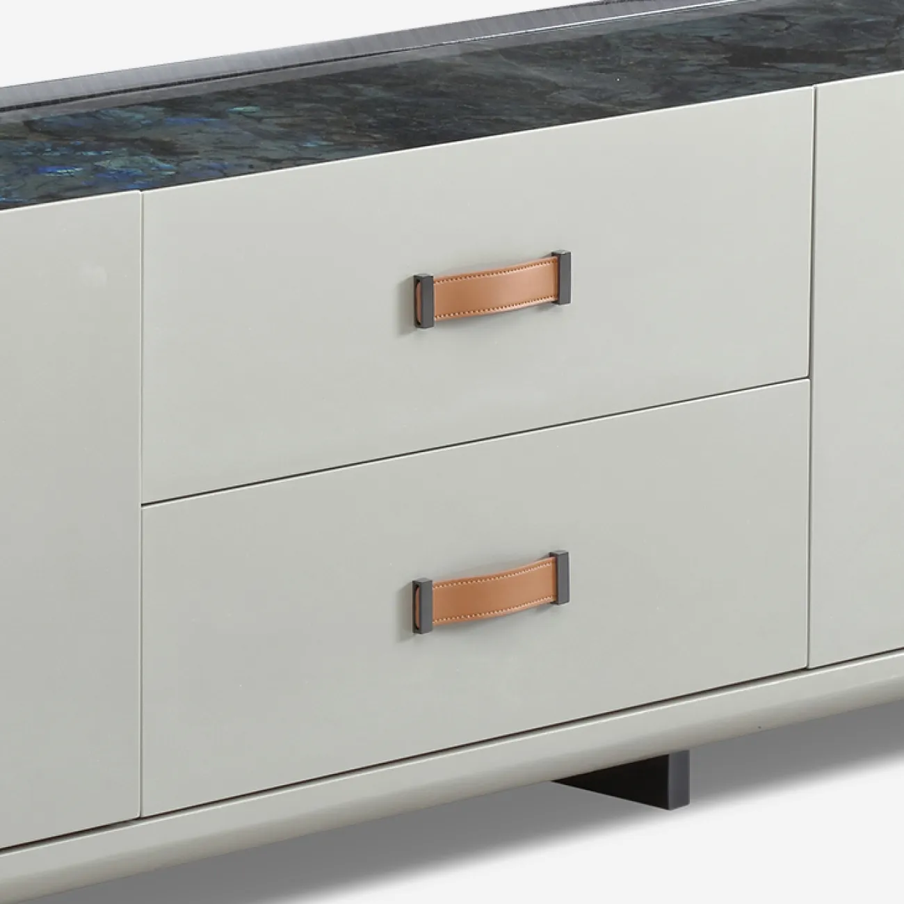 Роскошная тумба под телевизор MIVICA со столешницей из мрамора TB38785-32