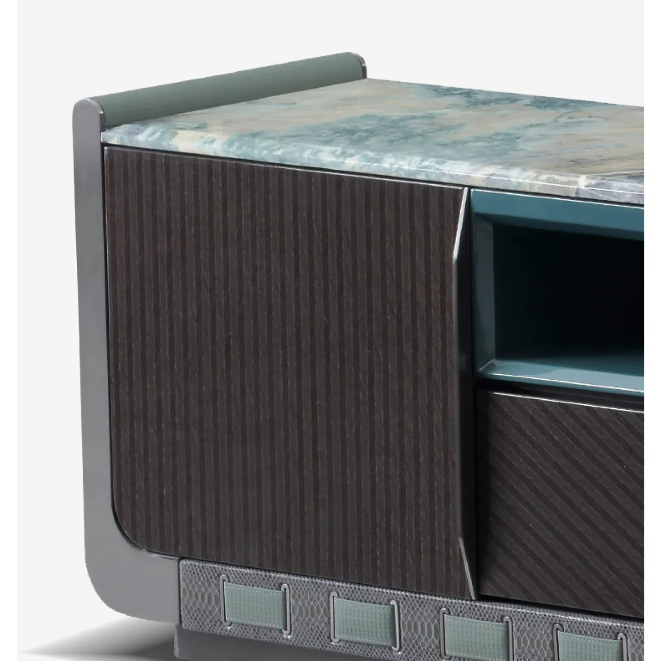 Элегантная тумба под телевизор MIVICA со столешницей мрамора TB38787-32