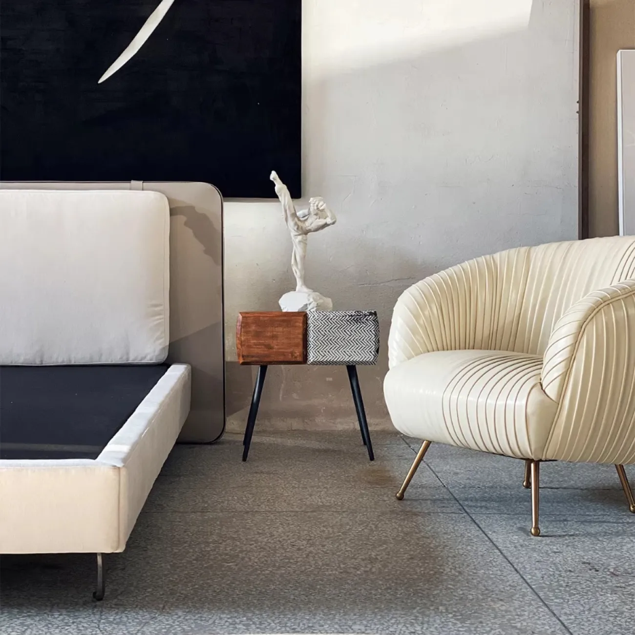 Дизайнерская Прикроватная Тумба двух видов Yanshe от LaLume