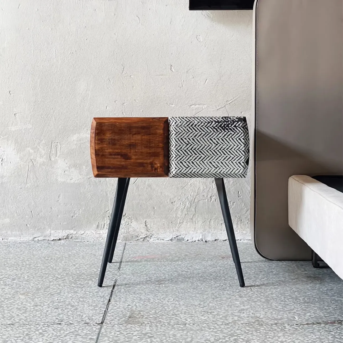 Дизайнерская Прикроватная Тумба двух видов Yanshe от LaLume