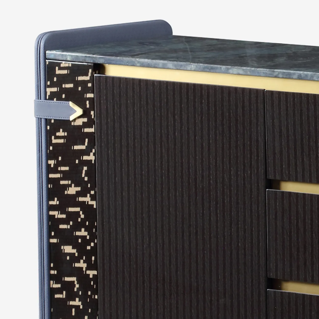 Роскошный комод MIVICA с мраморной столешницей KD38799-32