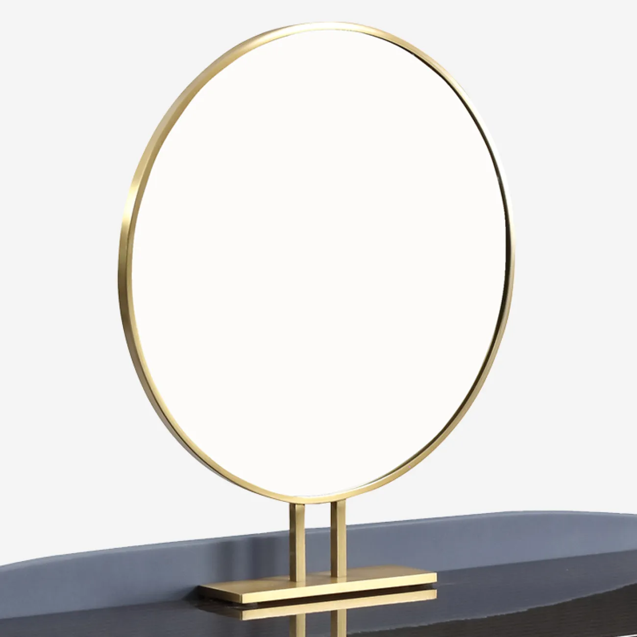 Элегантный туалетный столик с зеркалом MIVICA из дерева и шпона TS38802-32