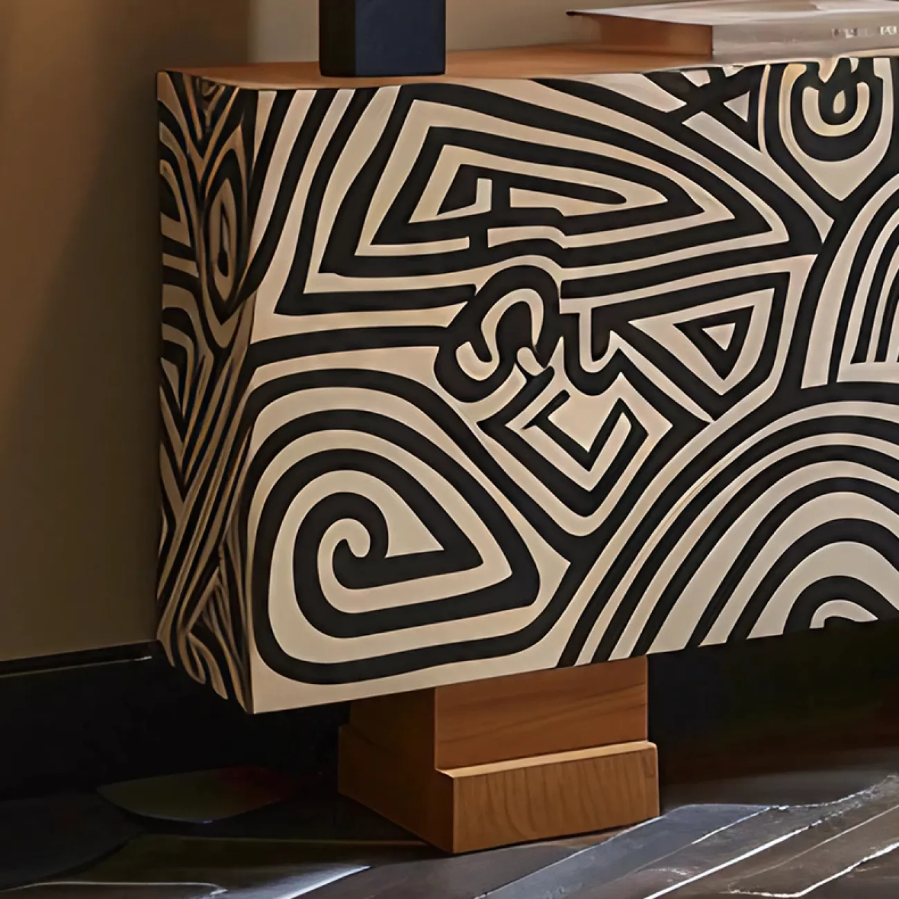 Дизайнерский комод MIVICA с ручной росписью KD38811-32 Дизайнерский комод MIVICA с ручной росписью KD38811-32