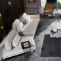 Роскошный изогнутый диван MIVICA из искусственной кожи DV38819-32