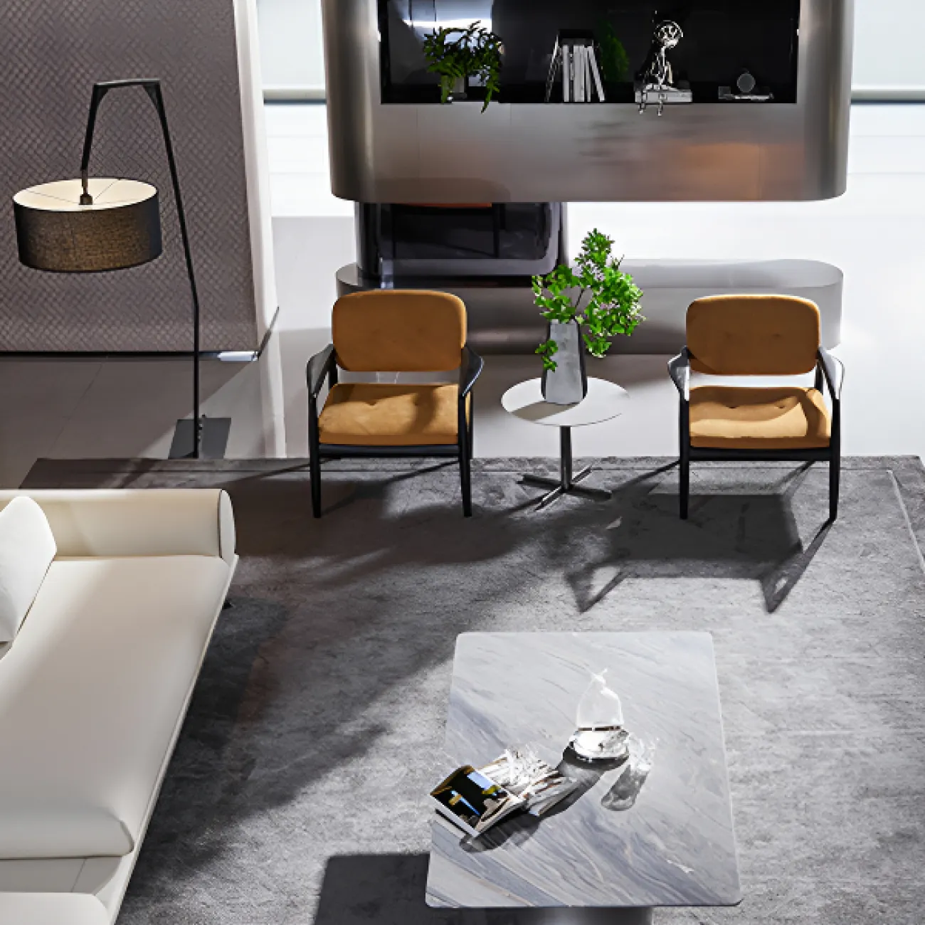 Небольшой журнальный столик MIVICA c мраморной столешницей JS38820-32 Небольшой журнальный столик MIVICA c мраморной столешницей JS38820-32