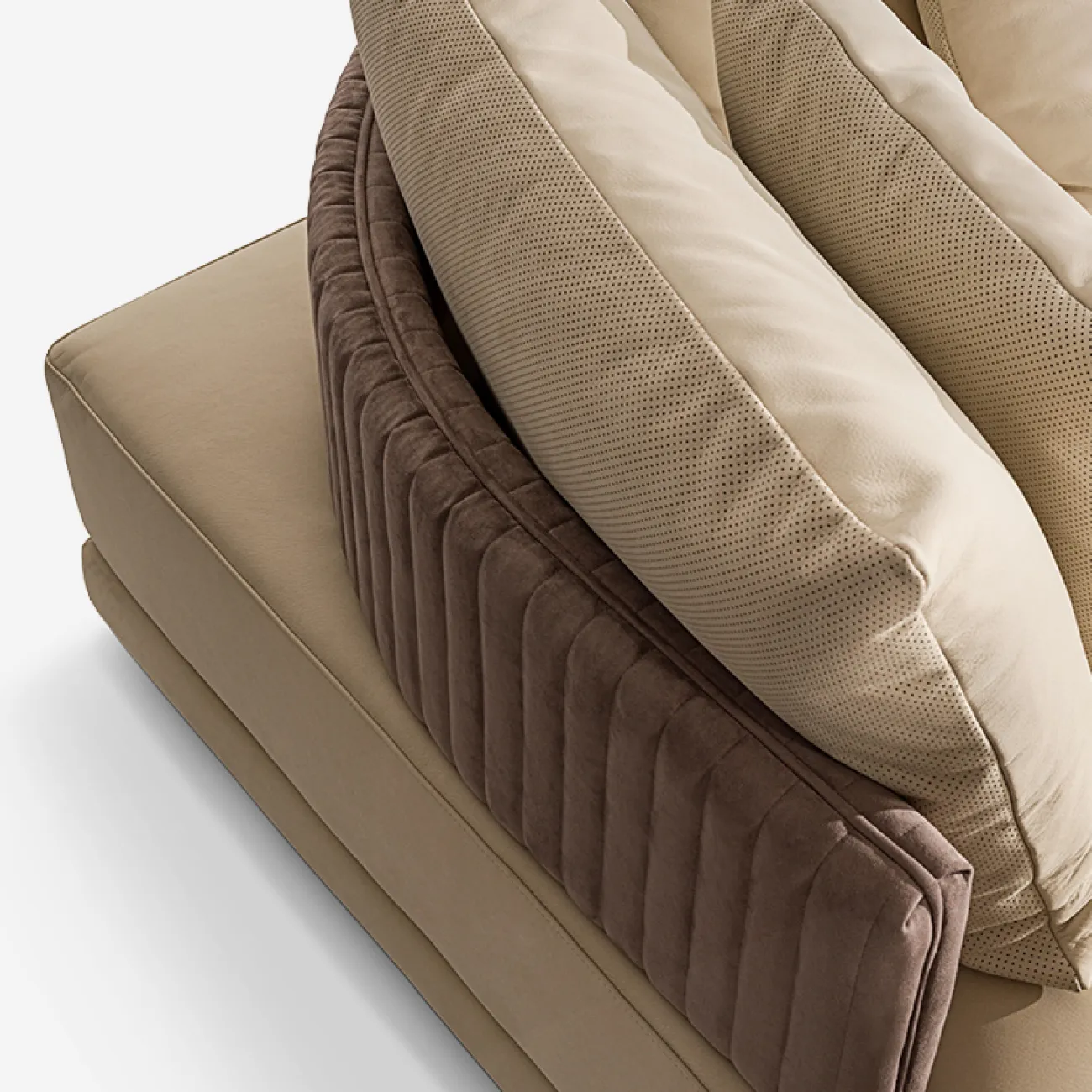 Просторный угловой диван MIVICA из искусственной кожи DV38821-32 Просторный угловой диван MIVICA из искусственной кожи DV38821-32