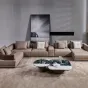Просторный угловой диван MIVICA из искусственной кожи DV38821-32