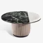 Круглый журнальный столик MIVICA с мраморной столешницей JS38824-32
