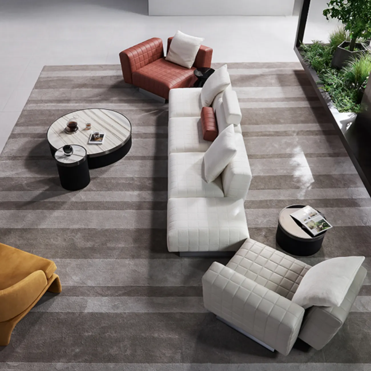 Узкий журнальный столик MIVICA со столешницей из мрамора JS38833-32 Узкий журнальный столик MIVICA со столешницей из мрамора JS38833-32