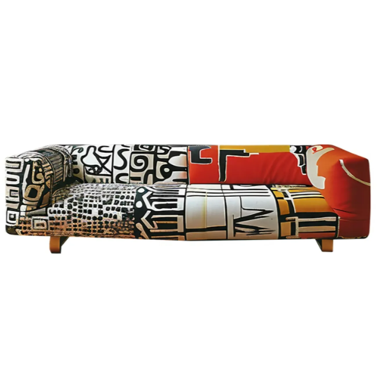 Креативный диван MIVICA с ярким принтом DV38835-32