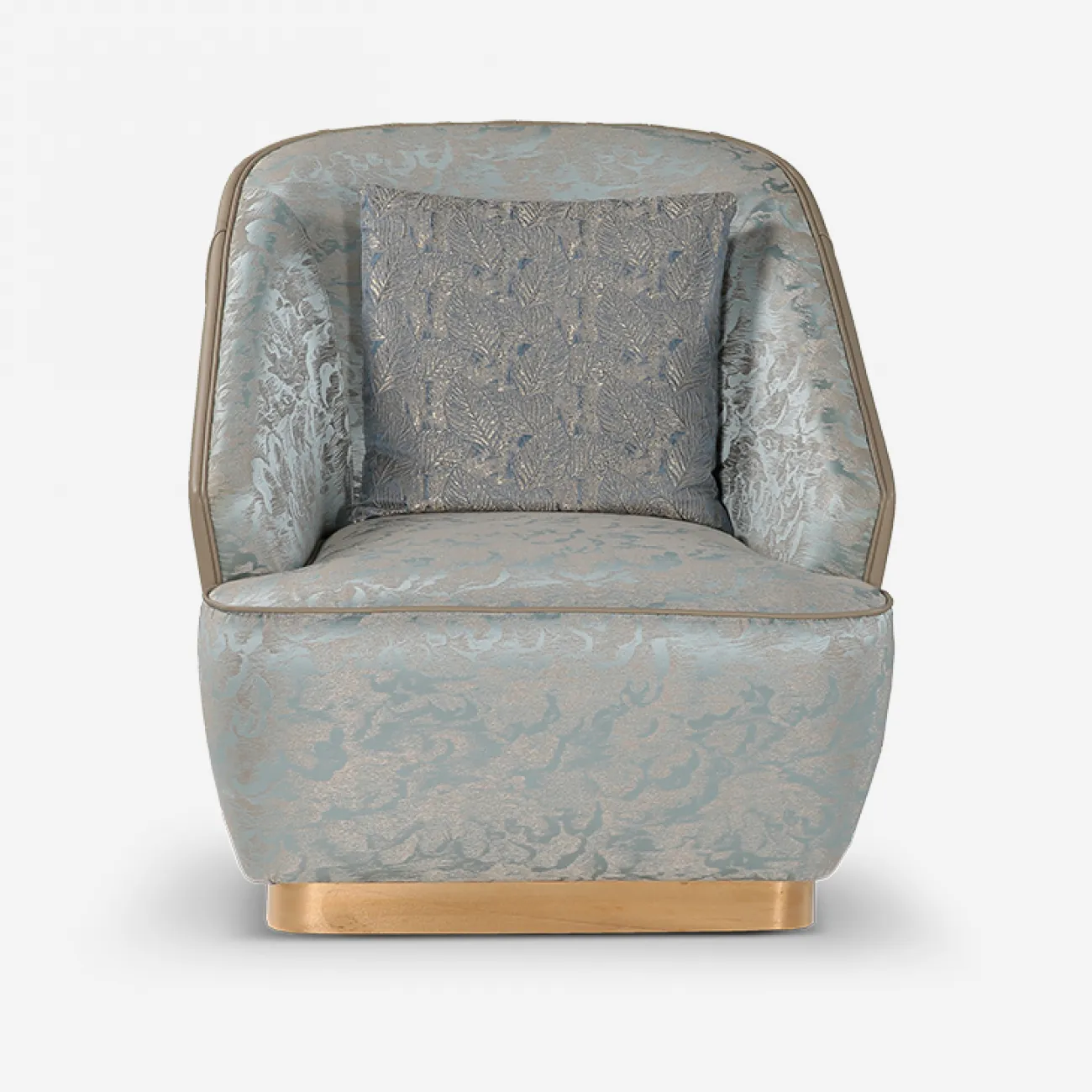 Роскошное кресло MIVICA  из искусственной кожи KR38839-32
