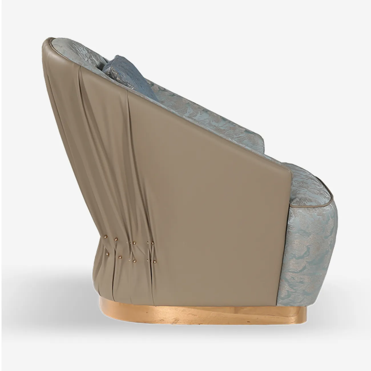 Роскошное кресло MIVICA  из искусственной кожи KR38839-32