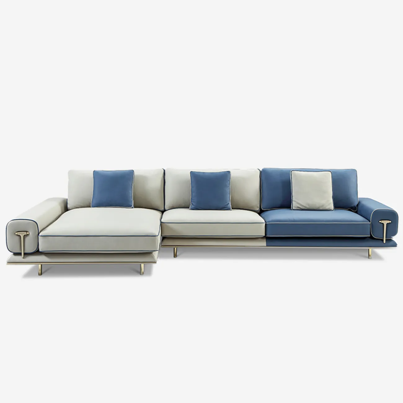 Роскошный угловой диван MIVICA из искусственной кожи DV38840-32 Роскошный угловой диван MIVICA из искусственной кожи DV38840-32