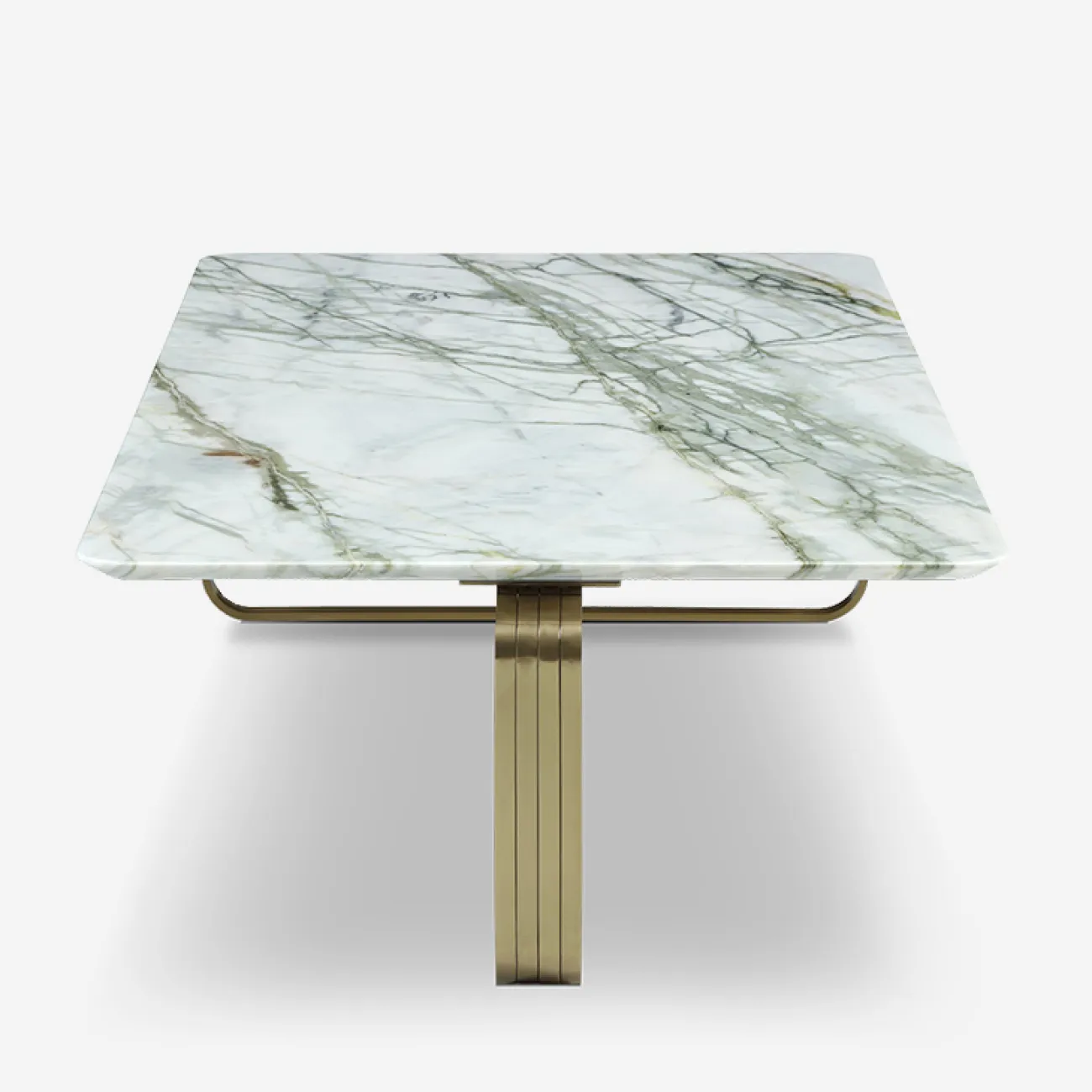 Элегантный журнальный столик MIVICA со столешницей из мрамора JS38841-32