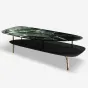 Элегантный журнальный столик MIVICA со столешницей из мрамора и стекла JS38847-32