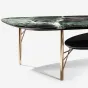 Элегантный журнальный столик MIVICA со столешницей из мрамора и стекла JS38847-32