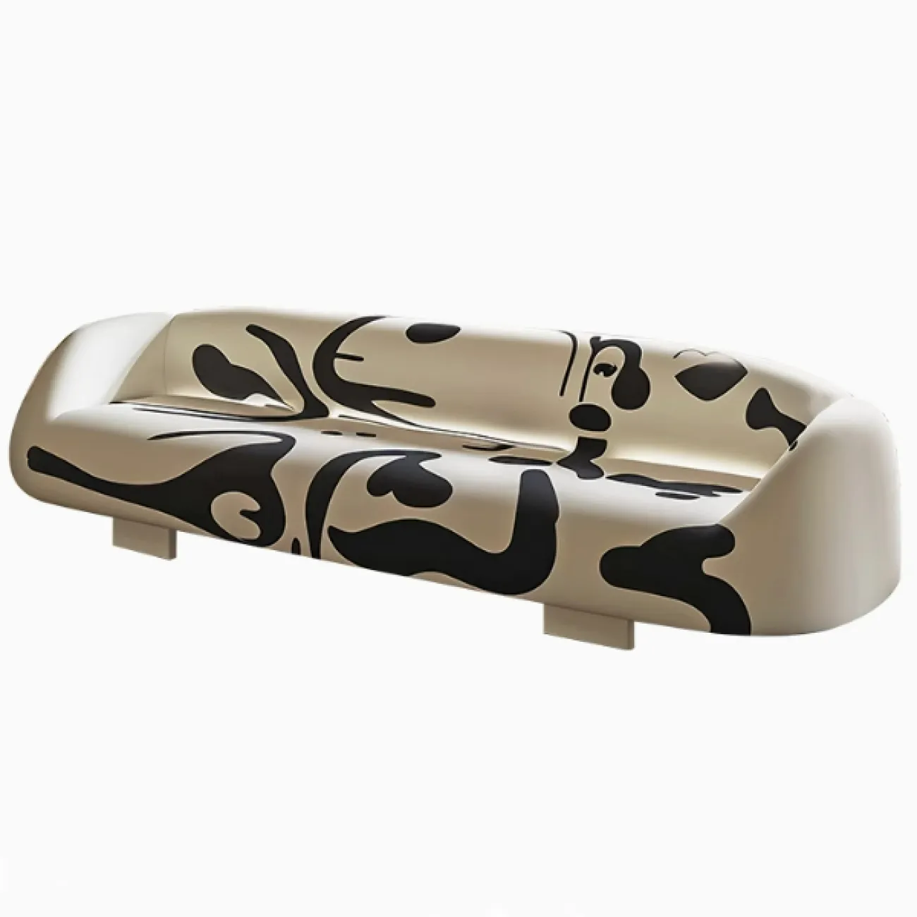 Креативный диван MIVICA с необычным принтом D38860-32