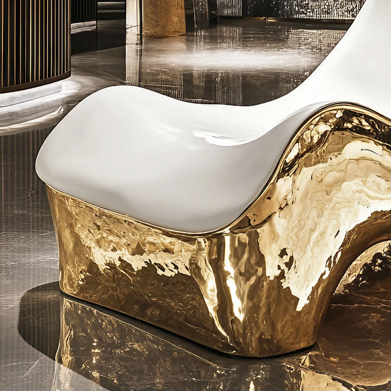 Роскошное кресло MIVICA из дерева KR38871-32