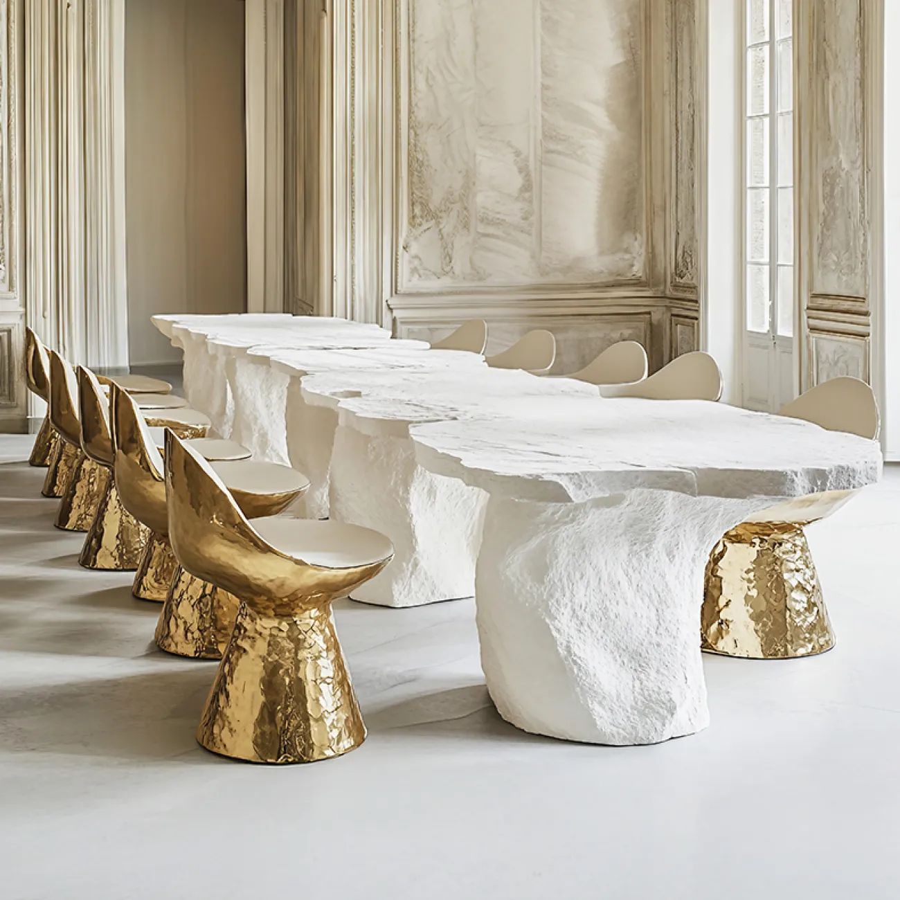 Стильный обеденный стул MIVICA обтянутый эко кожей ST38873-32