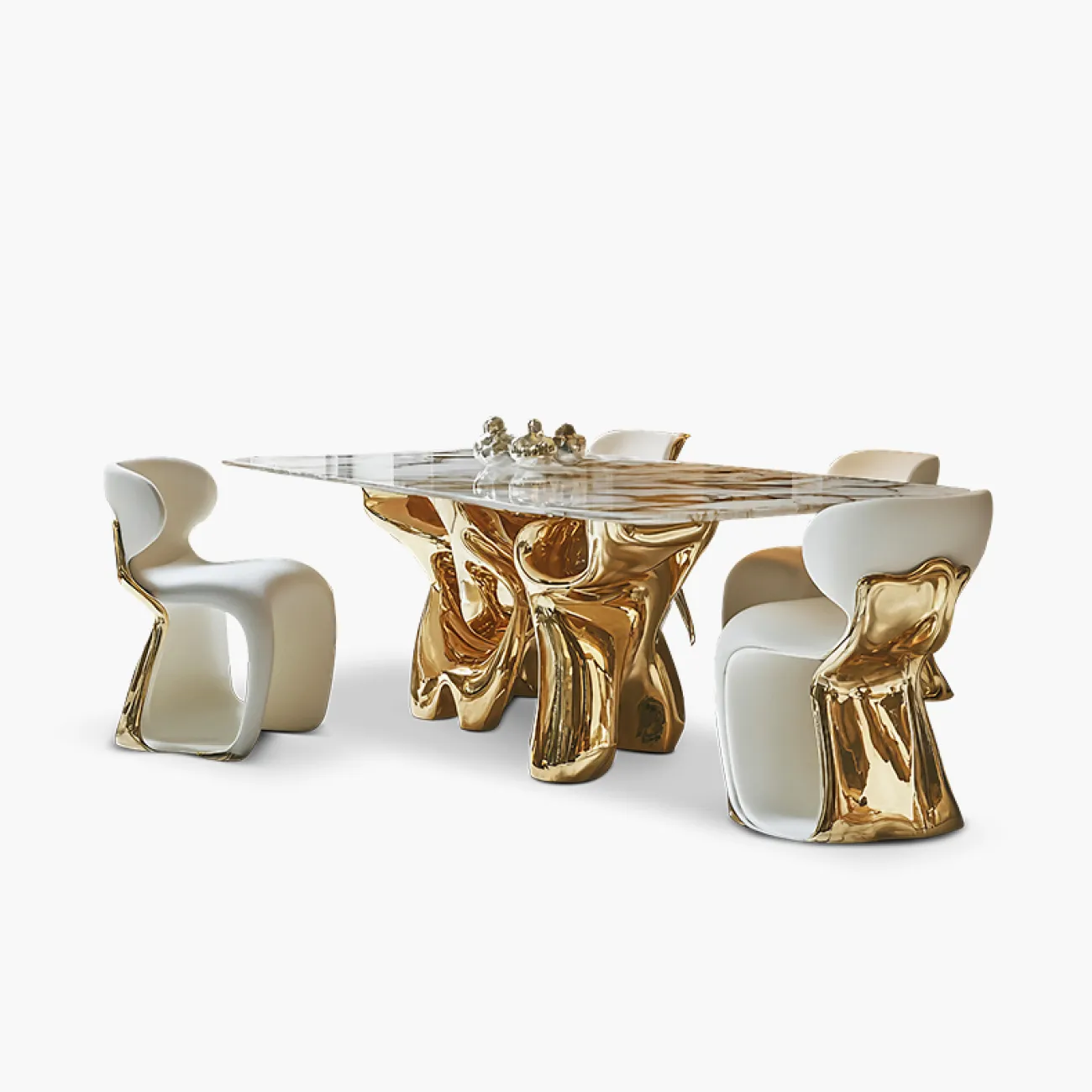 Стильный обеденный стул MIVICA обтянутый эко кожей ST38886-32