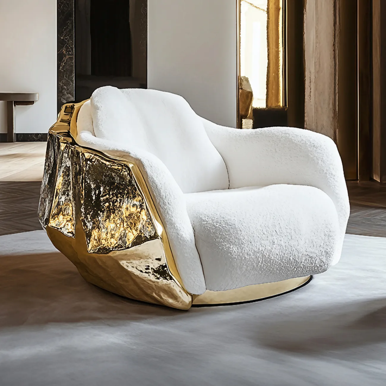 Роскошное кресло MIVICA из дерева KR38900-32