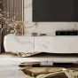 Элегантная тумба под телевизор MIVICA из дерева и сплава ASA TB38906-32