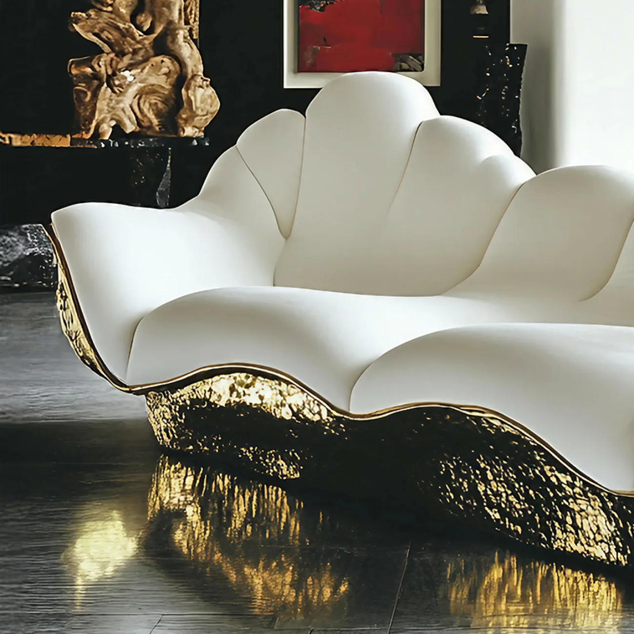 Дизайнерский диван MIVICA из дерева DV38909-32