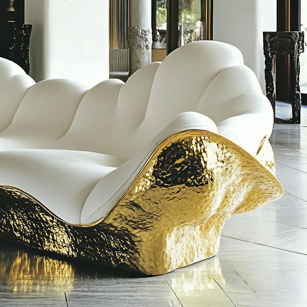 Дизайнерский диван MIVICA из дерева DV38909-32