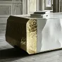 Элегантная тумба под телевизор MIVICA из дерева и сплава ASA TB38932-32