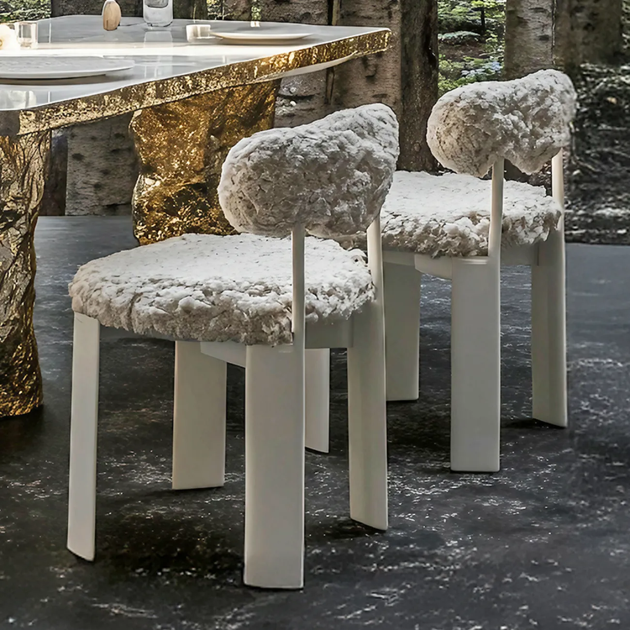 Удобный обеденный стул MIVICA из дерева ST38944-32