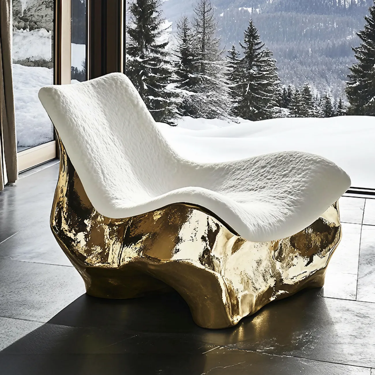 Роскошное кресло MIVICA из дерева с нанопокрытием KR38953-32