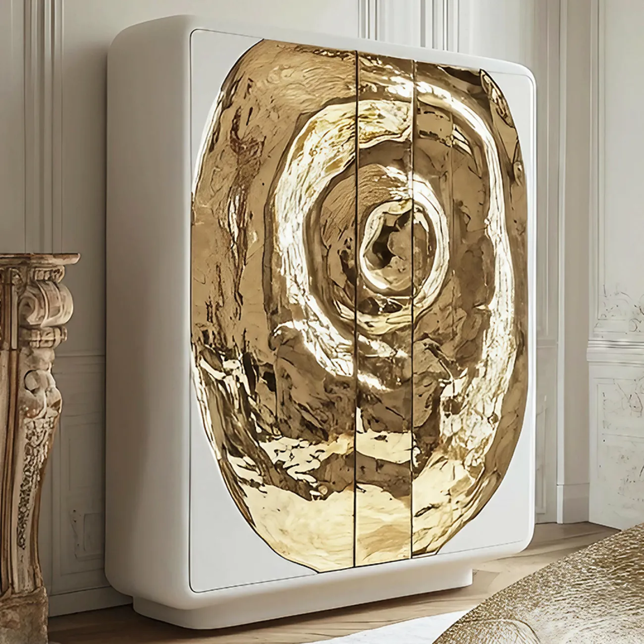 Роскошный винный шкаф MIVICA из дерева и сплава ASA VN38959-32 Роскошный винный шкаф MIVICA из дерева и сплава ASA VN38959-32