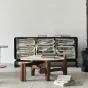 Современный комод Yanshe от LaLume из дерева и стали KD38970-32