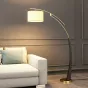 Изящный напольный светильник Become от ImperiumLoft с тканевым абажуром NS38972-32