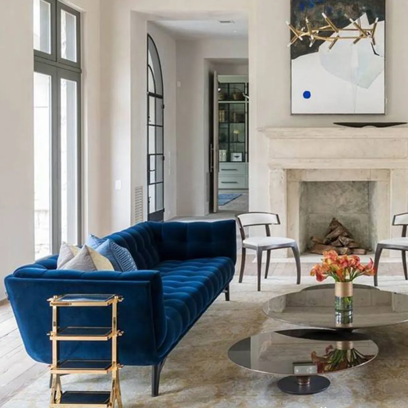 Элегантный диван Yanshe от LaLume из ясеня DV38974-32