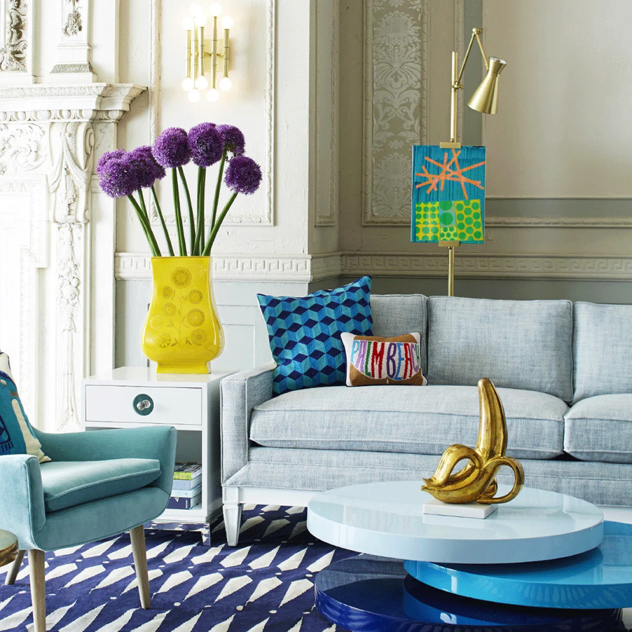 Дизайнерская ваза "Банан" от Yanshe из керамики VZ38978-32