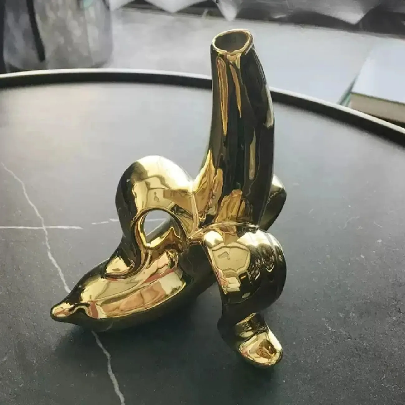 Дизайнерская ваза "Банан" от Yanshe из керамики VZ38978-32