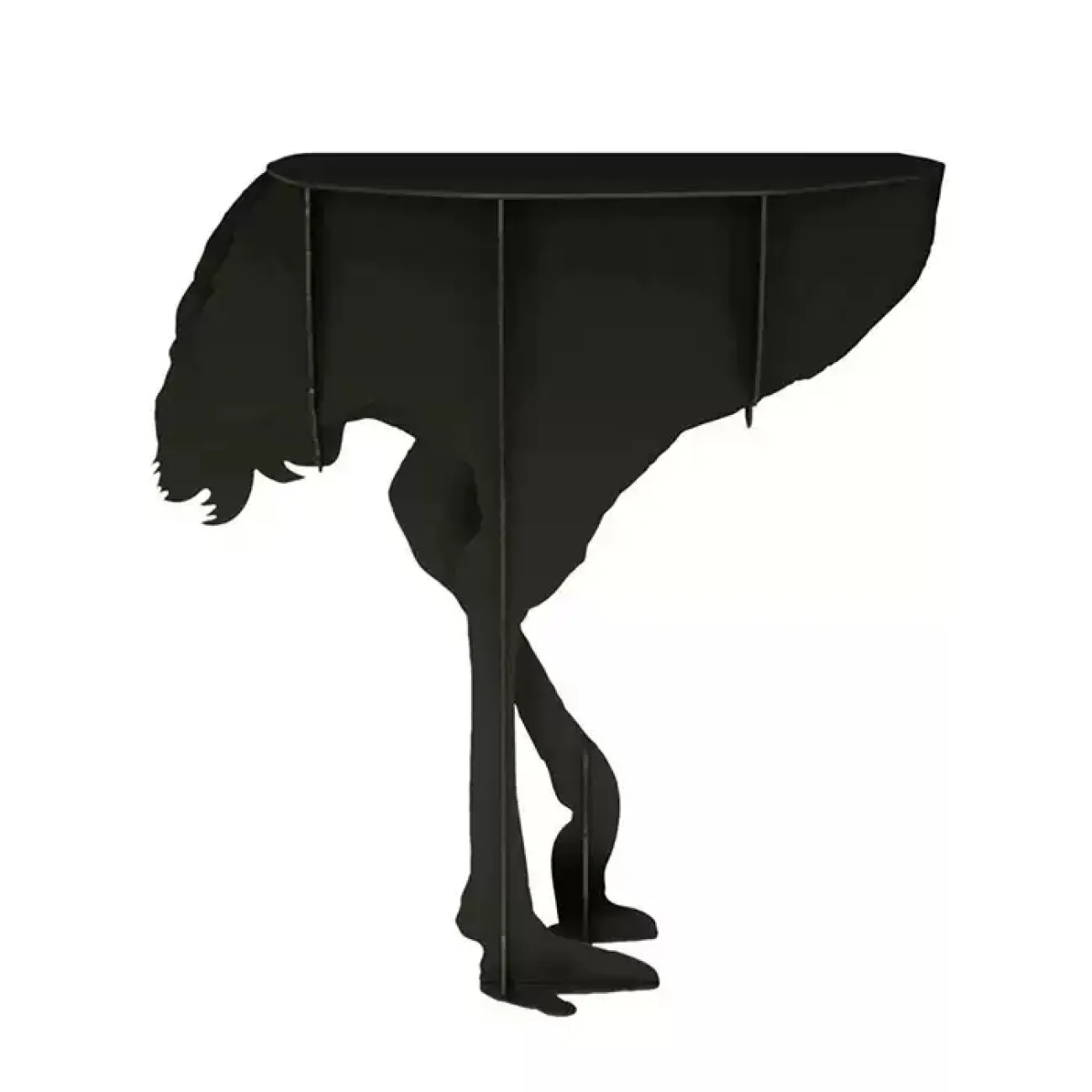 Дизайнерский пристенный столик "Страус" от Yanshe из ясеня PS38987-32 Дизайнерский пристенный столик "Страус" от Yanshe из ясеня PS38987-32