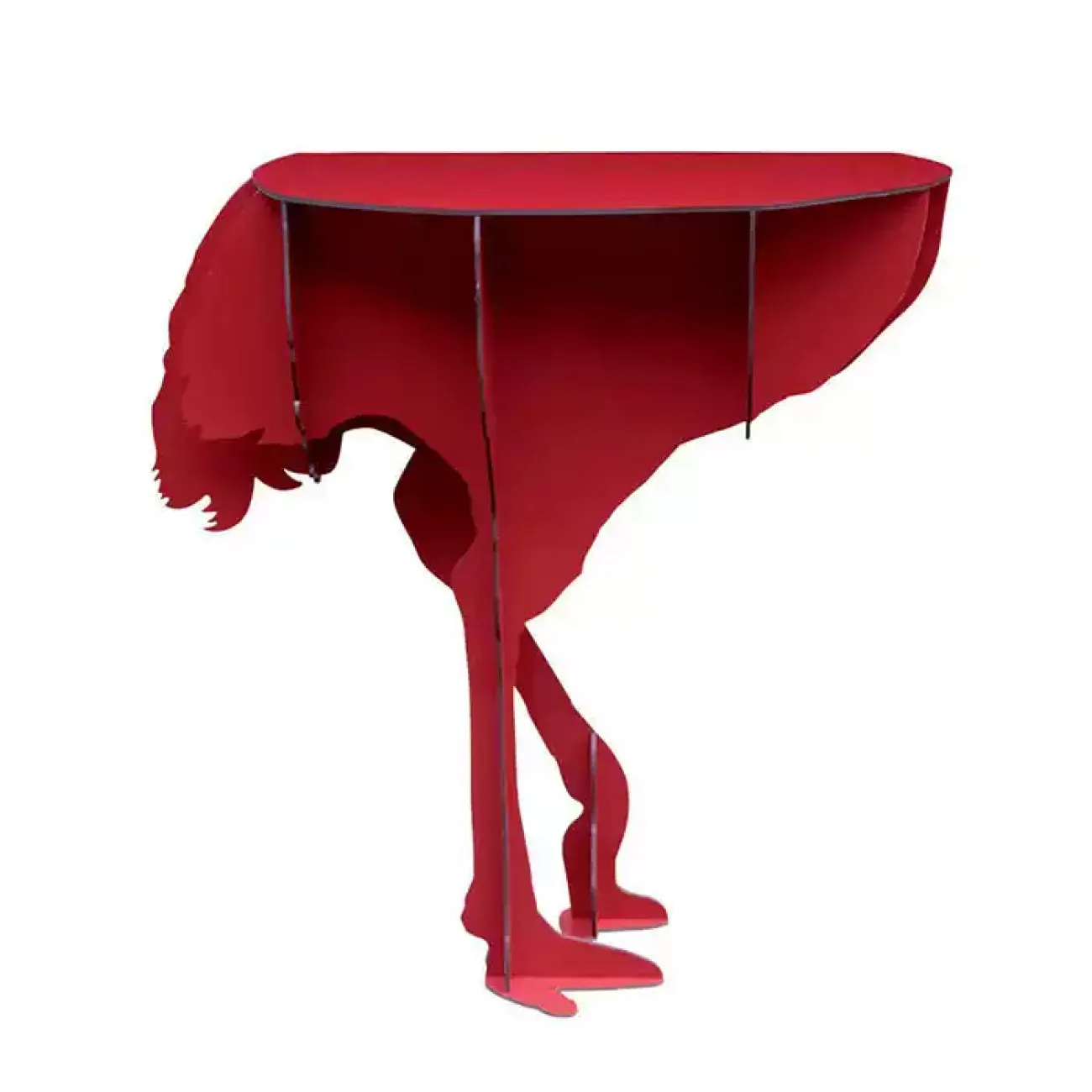 Дизайнерский пристенный столик "Страус" от Yanshe из ясеня PS38987-32 Дизайнерский пристенный столик "Страус" от Yanshe из ясеня PS38987-32