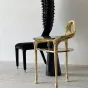Дизайнерский стул "Туфельки" от Yanshe из латуни ST38988-32