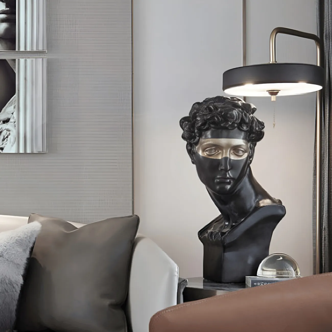 Роскошная скульптура "Давид" от Yanshe из гипса SK38992-32