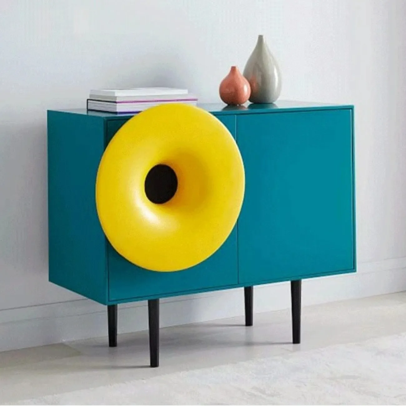 Современный сервант Yanshe из дерева и стали SV38993-32