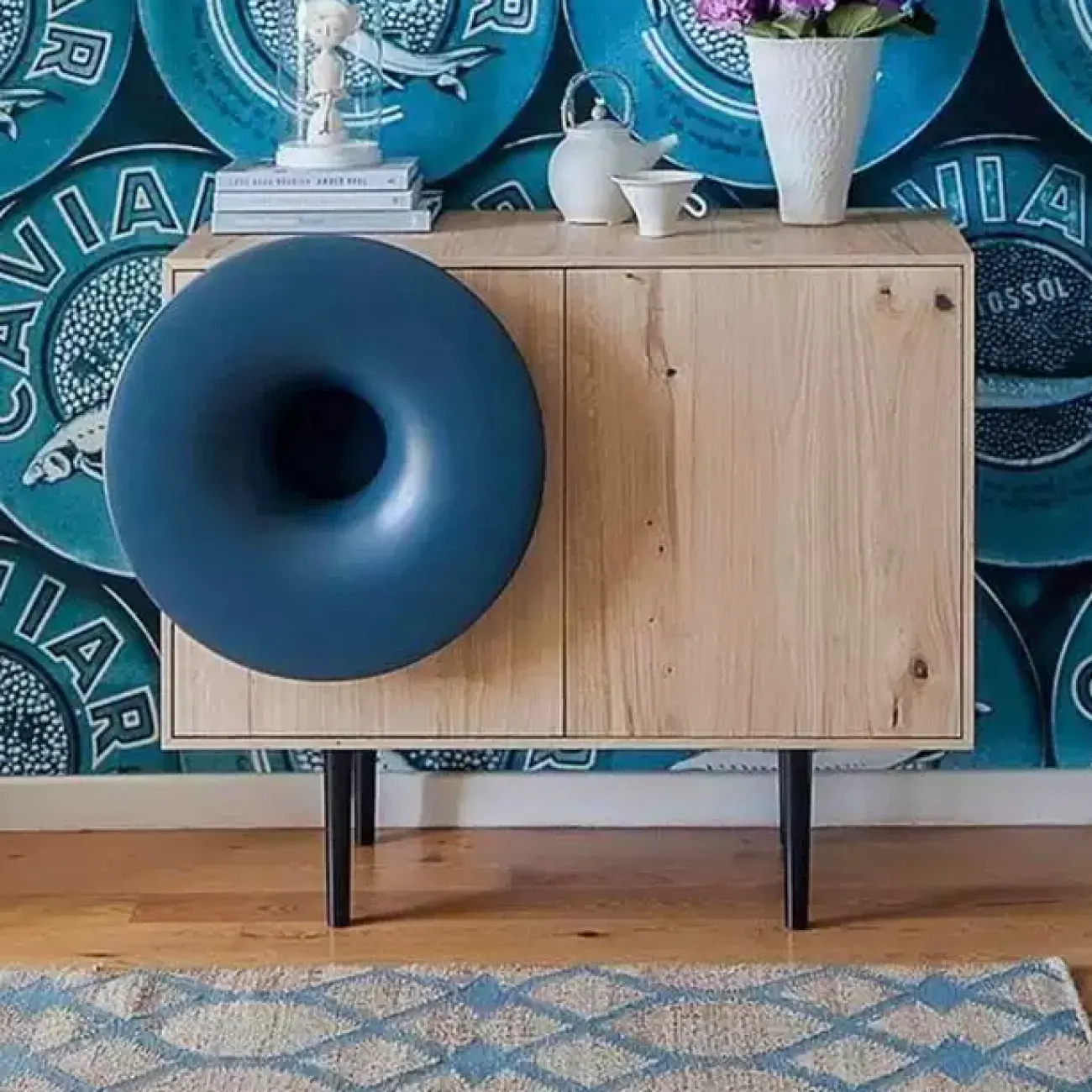 Современный сервант Yanshe из дерева и стали SV38993-32