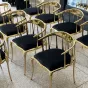 Роскошный обеденный стул  от Yanshe из латуни OS38996-32