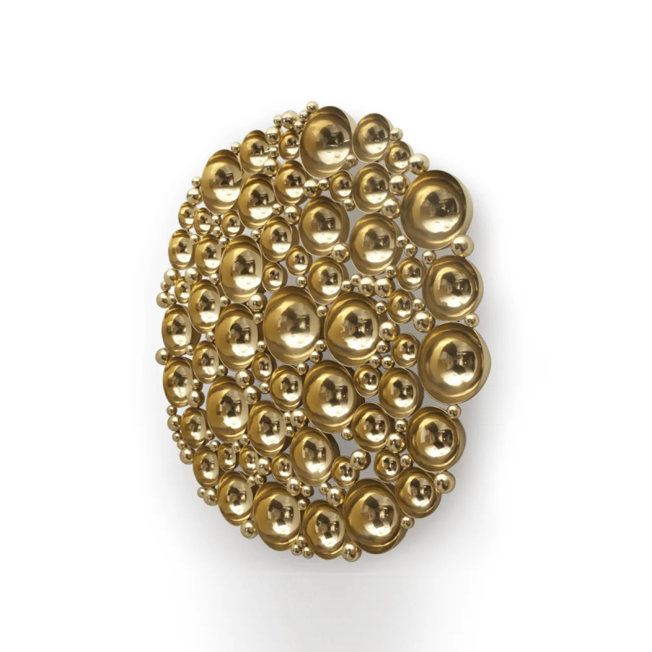 Оригинальное зеркальное панно от Yanshe из стали PN39001-32